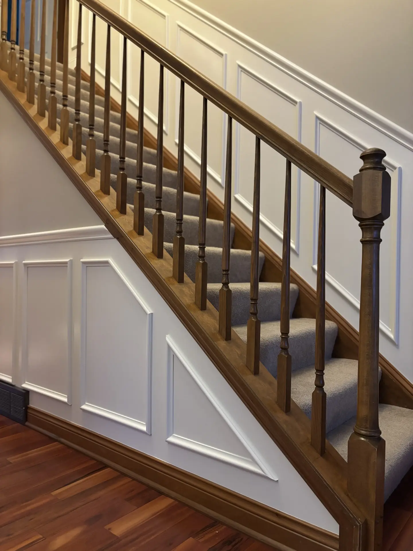 Finished staircase full view